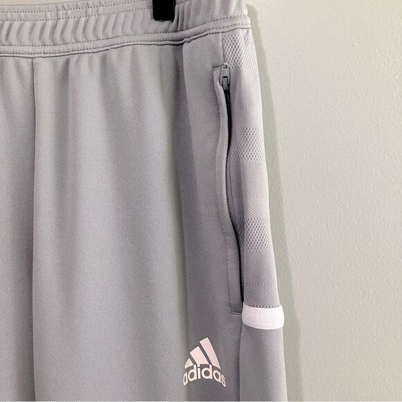 Adidas Grey Aeroready Jogger Pants Men Size Medium - Picture 3 of 10